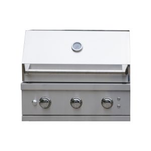 built in 3 burner gas grill