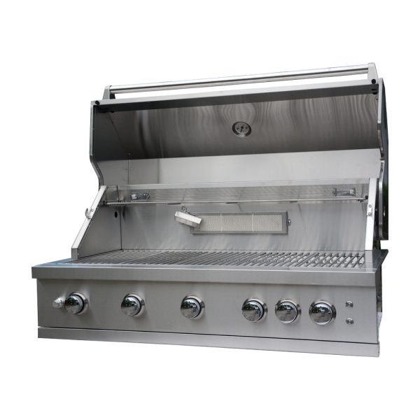 outdoor kitchen stainless steel 5 burner gas bbq grill