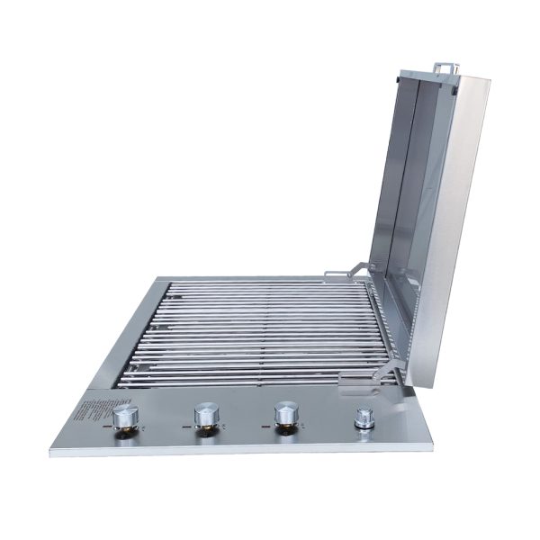 Rust Free Stainless Steel 3 Burner Gas BBQ Grill For Outdoor Cooking