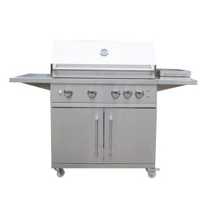 Stainless Steel Freestanding 4 Burner Gas Grill