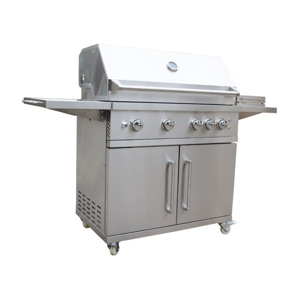 Stainless Steel Freestanding 4 Burner Gas Grill