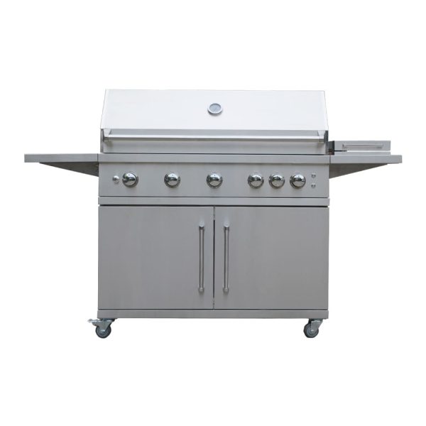 Stand Alone 5 Burner Gas Grill For Outdoor Cooking