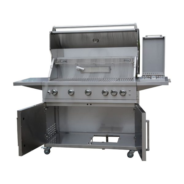 Stand Alone 5 Burner Gas Grill For Outdoor Cooking