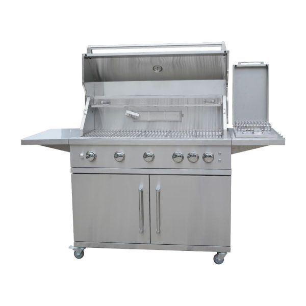 Stand Alone 5 Burner Gas Grill For Outdoor Cooking