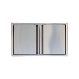 Stainless Steel Doors For BBQ 45x22in Built In Top Quality