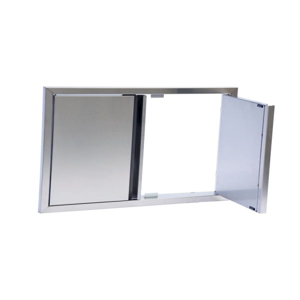 Stainless Steel Doors For BBQ 45x22in Built In Top Quality