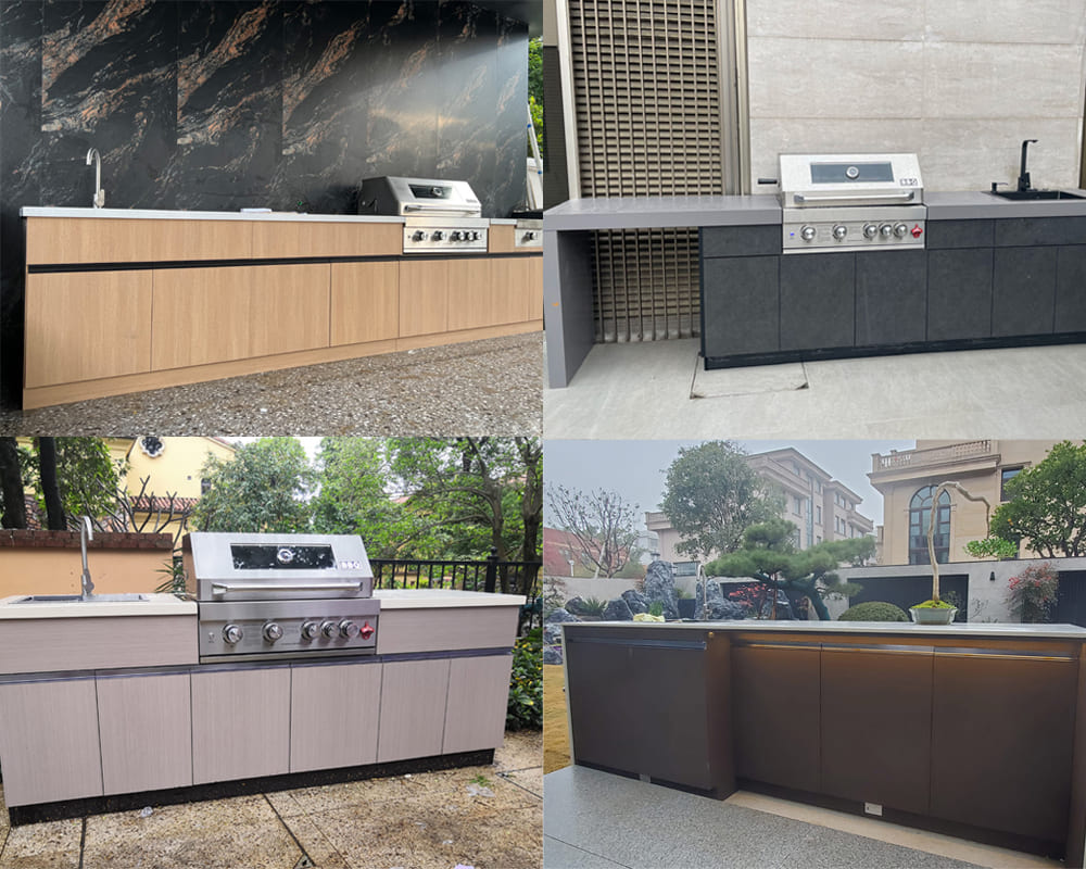 aluminim outdoor kitchens