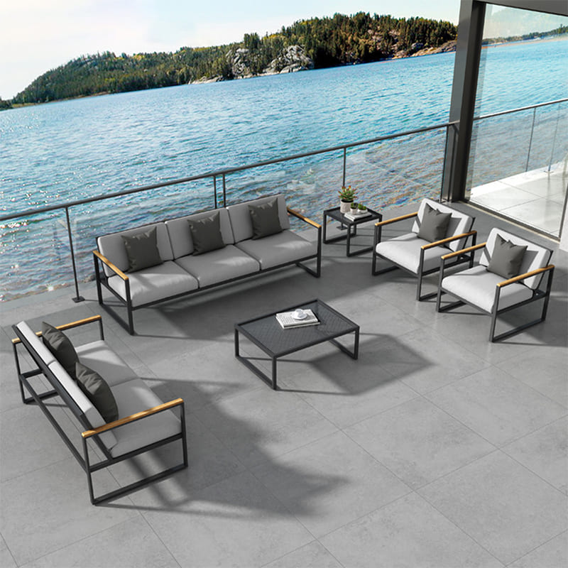 Aluminum outdoor furniture set