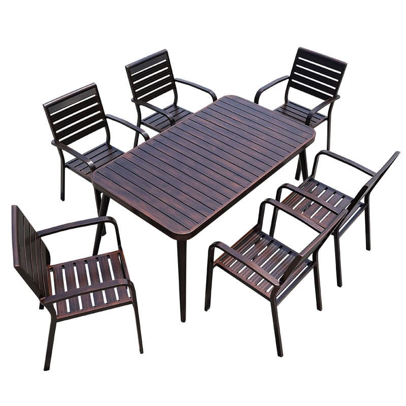 aluminum outdoor dining set