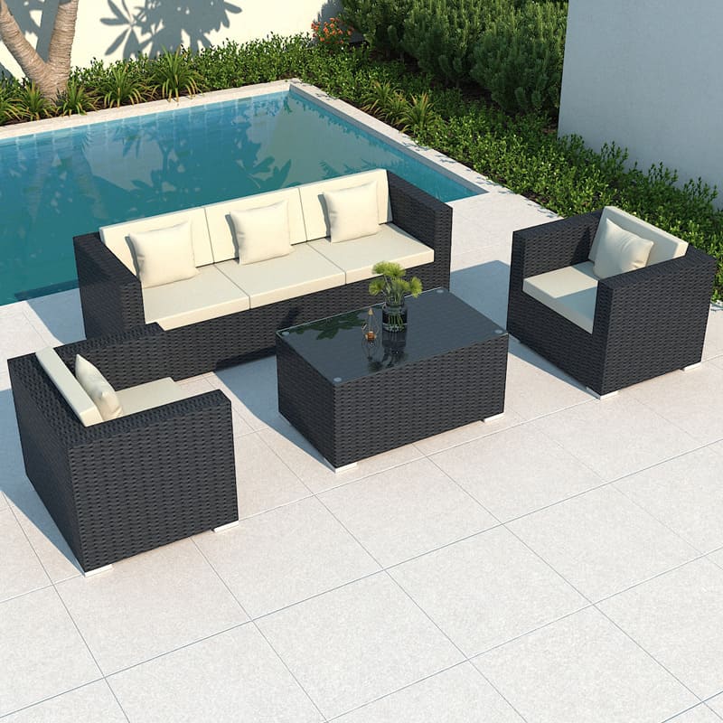 wicker outdoor furniture set